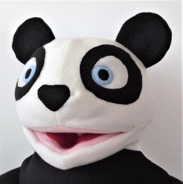 Klappmaulpuppe Panda Bär Handpuppe 60cm