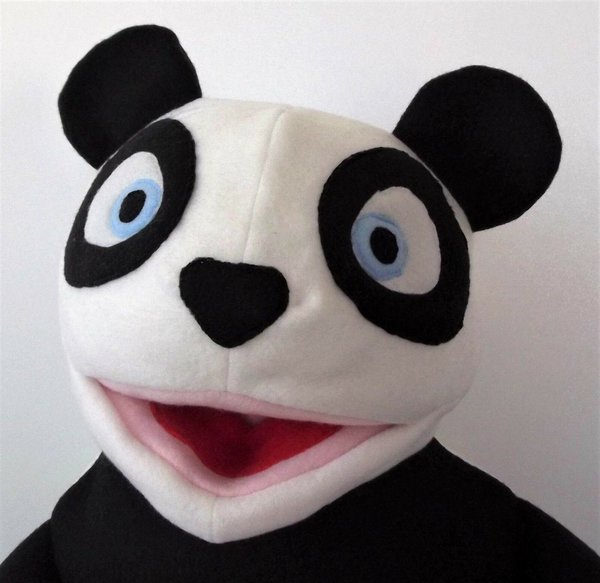 -40% MEGA ANGEBOT - Klappmaulpuppe Panda Bär Handpuppe 60cm