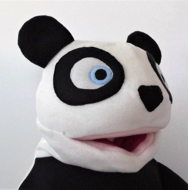 -40% MEGA ANGEBOT - Klappmaulpuppe Panda Bär Handpuppe 60cm