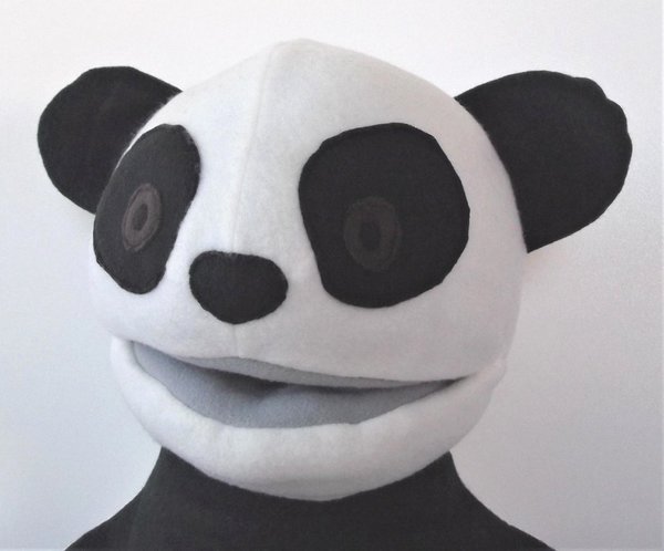-40% MEGA ANGEBOT - Klappmaulpuppe Panda Bär Handpuppe 68cm