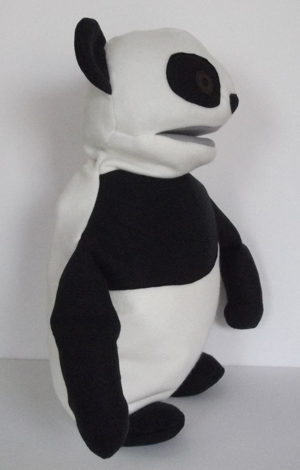 -40% MEGA ANGEBOT - Klappmaulpuppe Panda Bär Handpuppe 68cm