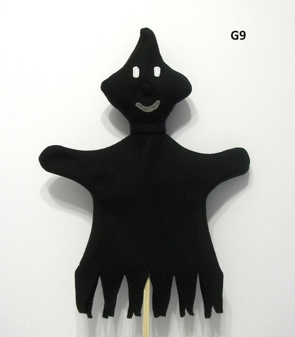 Handpuppe Halloween Geist Gespenst 33cm Handgefertigt
