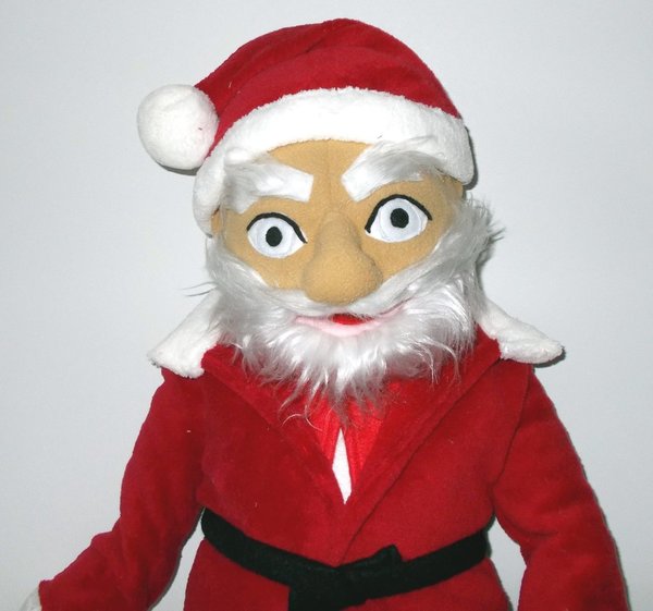 Klappmaulpuppe Weihnachtsmann Santa 77cm