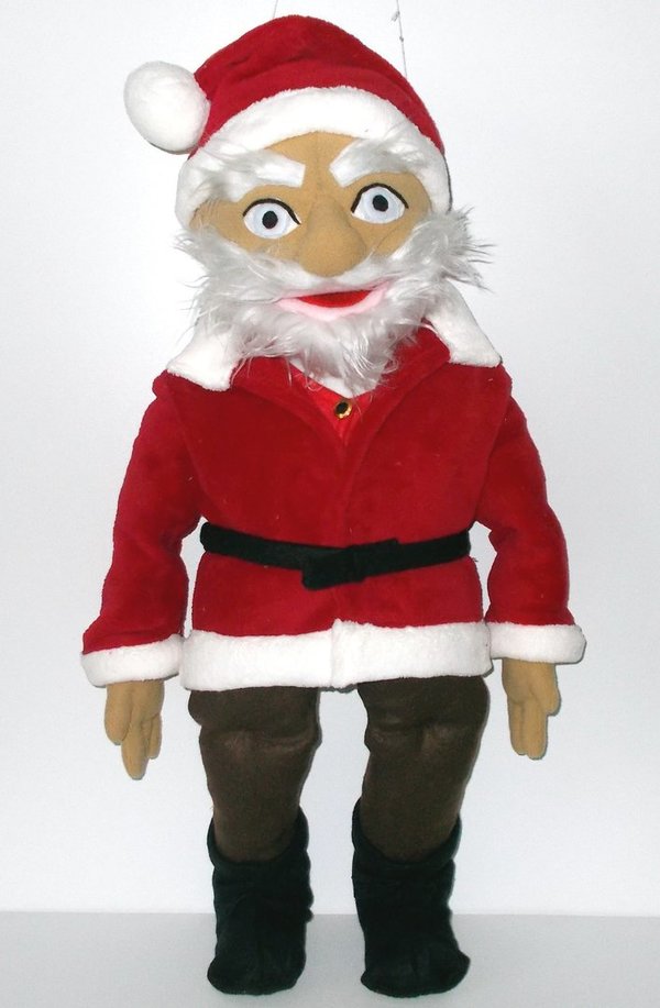 Klappmaulpuppe Weihnachtsmann Santa Handpuppe 80cm Handgefertigt