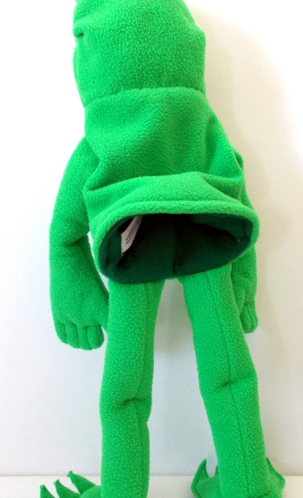 Klappmaulpuppe Frosch Grün 55cm