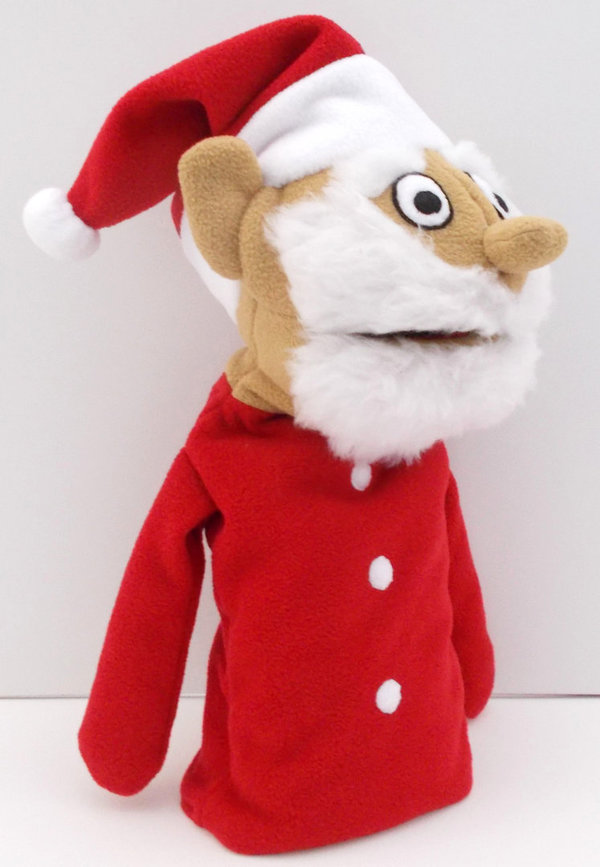 Klappmaulpuppe Weihnachtsmann Santa 40cm