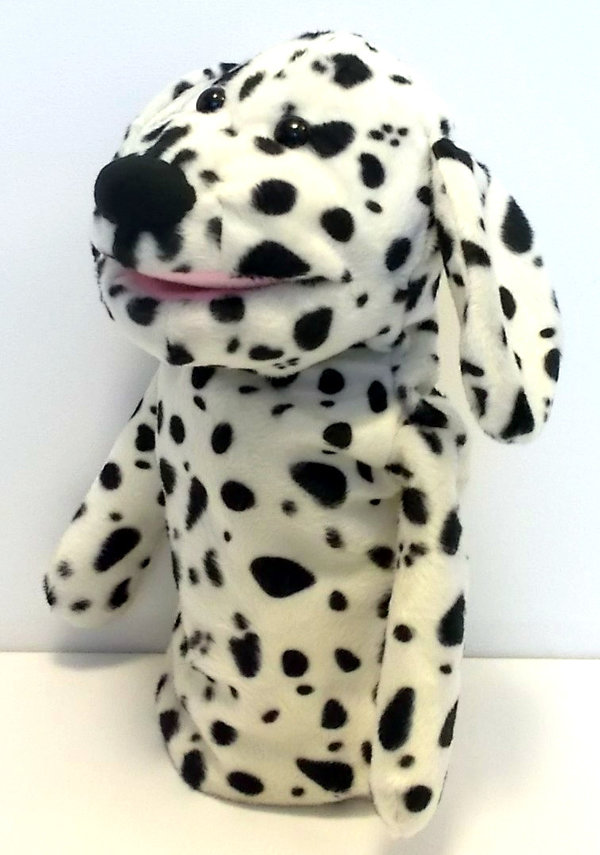 Klappmaulpuppe Dalmatiner Hund Handpuppe 33cm